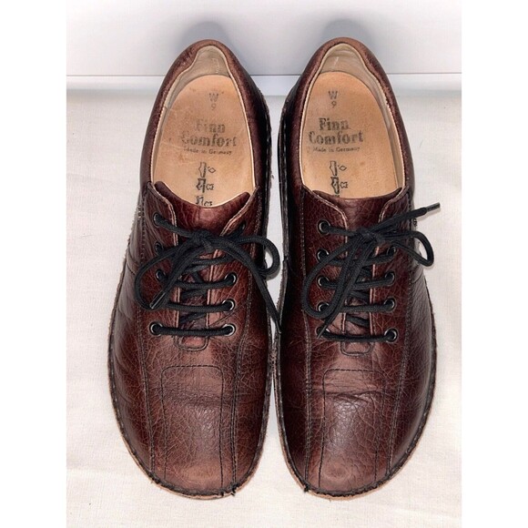 Finn‎ Comfort London Brown Leather Lace Up Shoes Men\'s Sz 9 main image 10